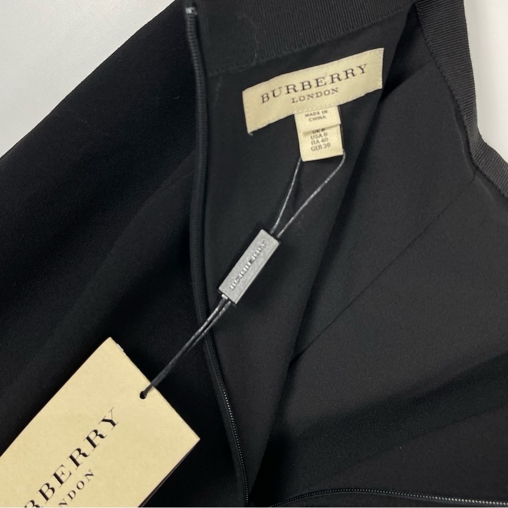 BURBERRY LONDON WRAP STYLE SLIT GATHERED HIP SKIRT - Picture 10 of 14